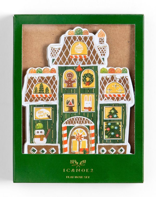 Gingerbread House Specialty Flat Note Set, 3 of 4