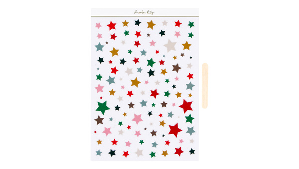 December Daily® 2026 6×8 Star Rub-Ons, 1 of 2
