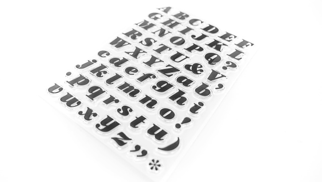 Alphas Are Awesome #25 6×8 Stamp Set, 2 of 2