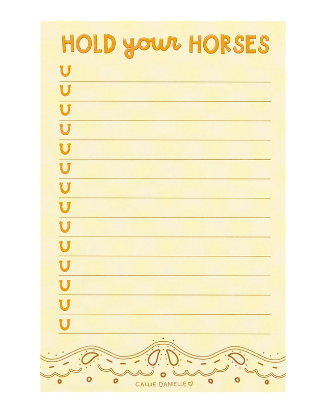 Hold Your Horses Southern Notepad, 1 of 2