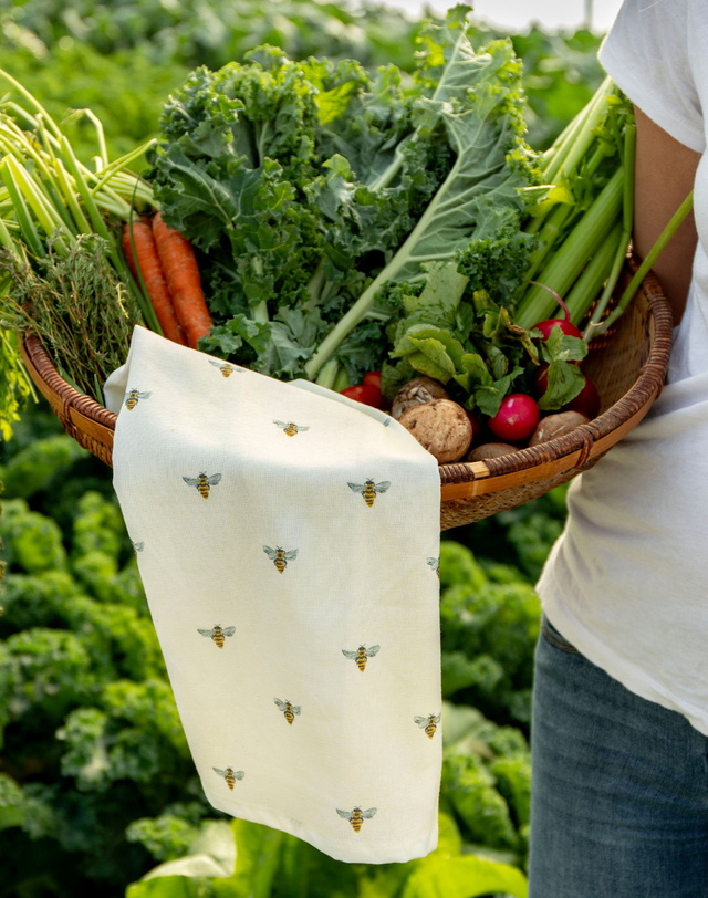 Honey Bees Kitchen Towel, 1 of 4