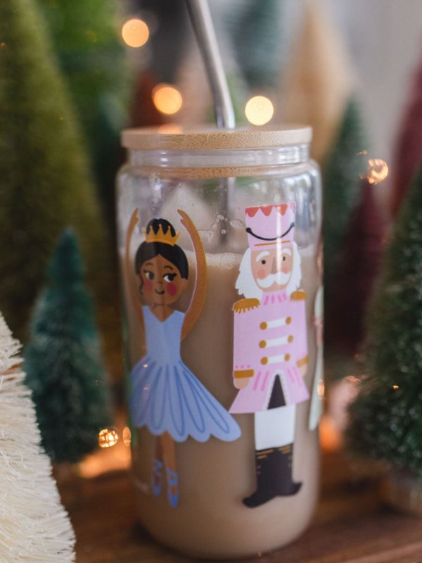The Nutcracker Christmas Glass Can, 3 of 6