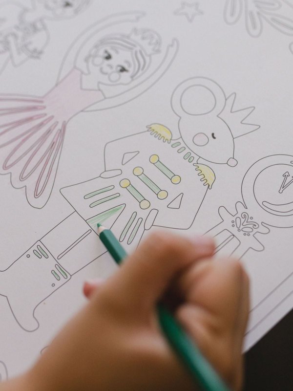 The Nutcracker Coloring Christmas Placemats, 2 of 6