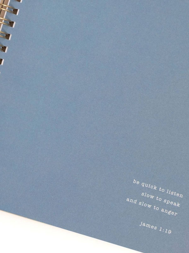Dove Grey Bible Study Spiral Notebook, 5 of 13
