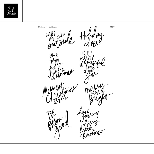 Digital 4×6 Christmas Phrase Stamp, 1 of 1