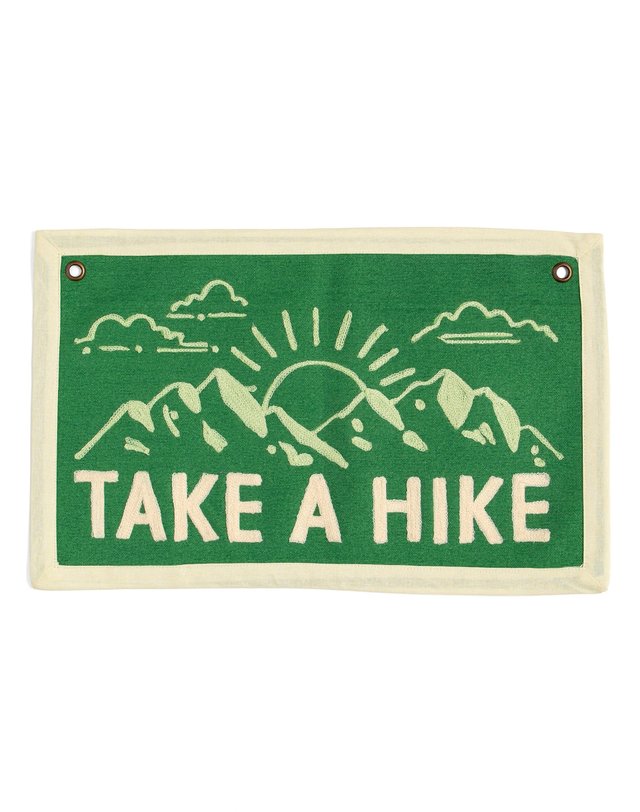 Take A Hike Embroidered Canvas Banner, 3 of 4