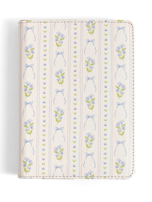 Blue Floral & Bows Kindle Paperwhite 12 Case with Handle, 1 of 2