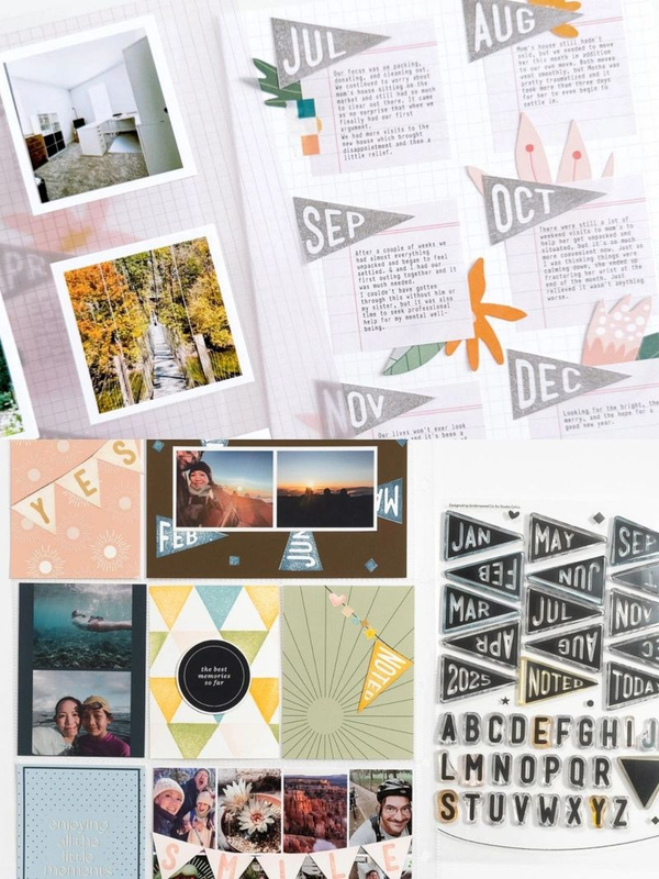 Stamp Set : 6×8 Banner Year, 4 of 4