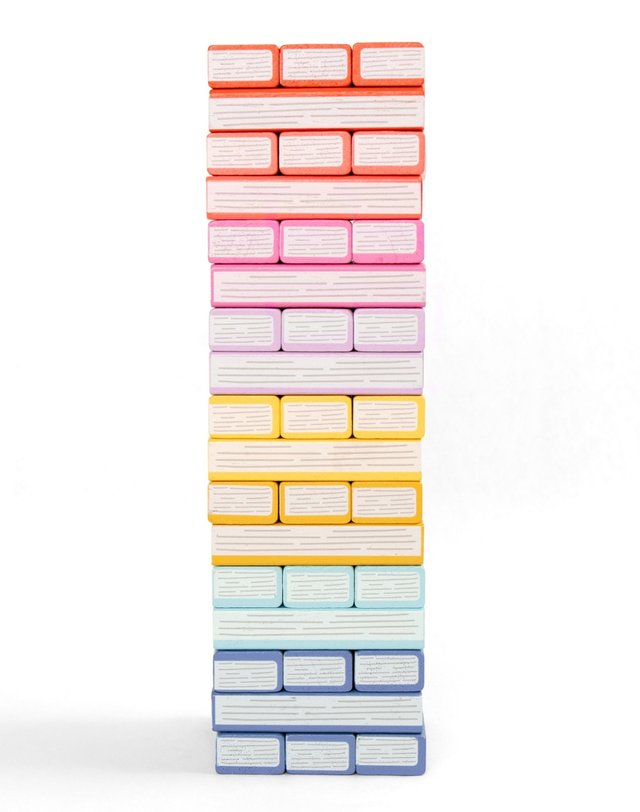 Tumbling Book Stack - Wooden Block Stacking & Balance Game, 6 of 8