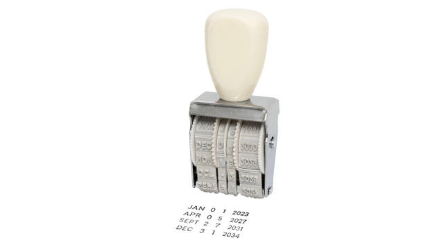 Roller Date Stamp , 1 of 1