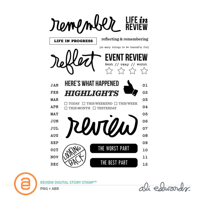 Review Digital Story Stamp™, 1 of 1