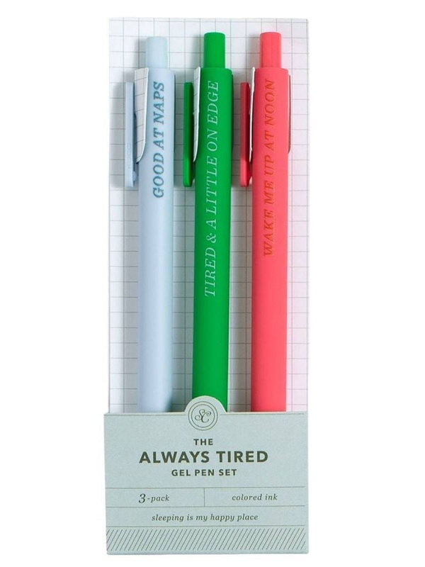 The Always Tired Gel Pen Set, 1 of 2