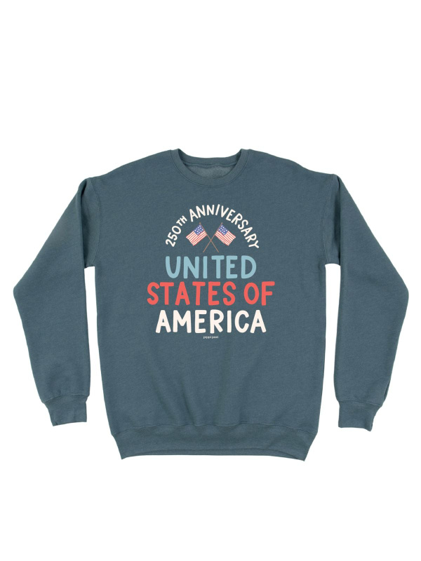United States of America 250th Anniversary Sweatshirt - Heather Slate, 4 of 4