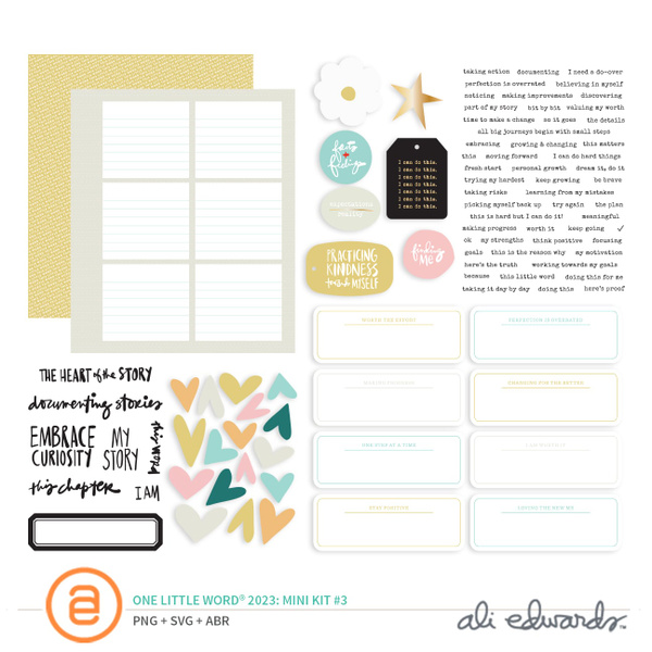 One Little Word® 2023 Digital Mini Kit #3, 1 of 1