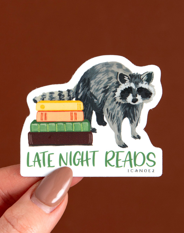 Late Night Reads Decal Sticker, 1 of 2