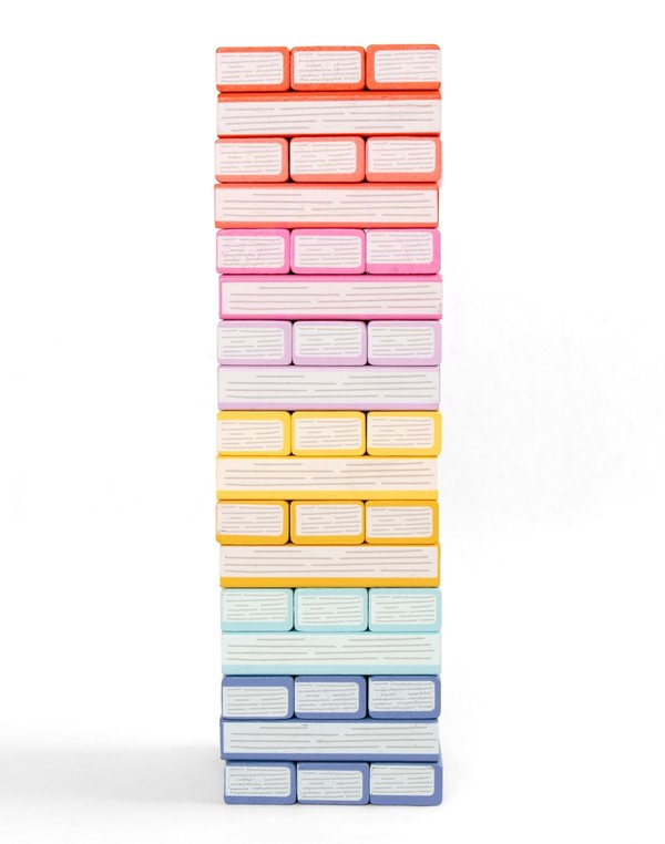Tumbling Book Stack - Wooden Block Stacking & Balance Game, 6 of 8