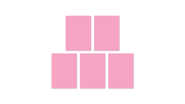 Color Collective 5×7 Cardstock Sticker Paper - Bubblegum, 1 of 3