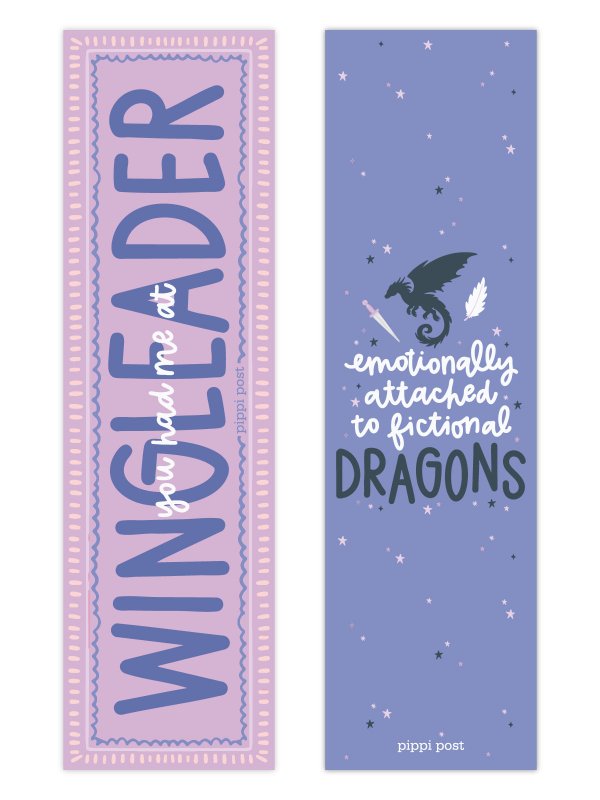 You Had Me at Wingleader Romantasy Reader Bookmark Set, 1 of 1