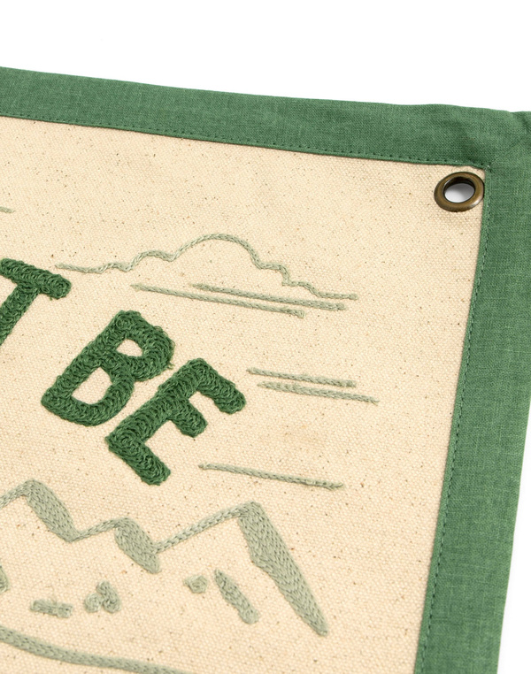 The Place Embroidered Canvas Banner, 3 of 4