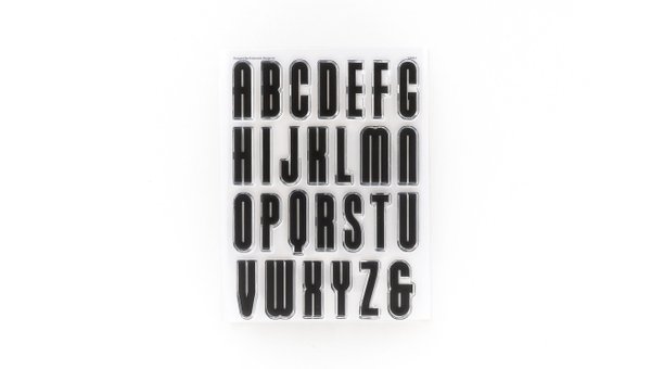 Alphas Are Awesome #34 6×8 Stamp Set, 1 of 2