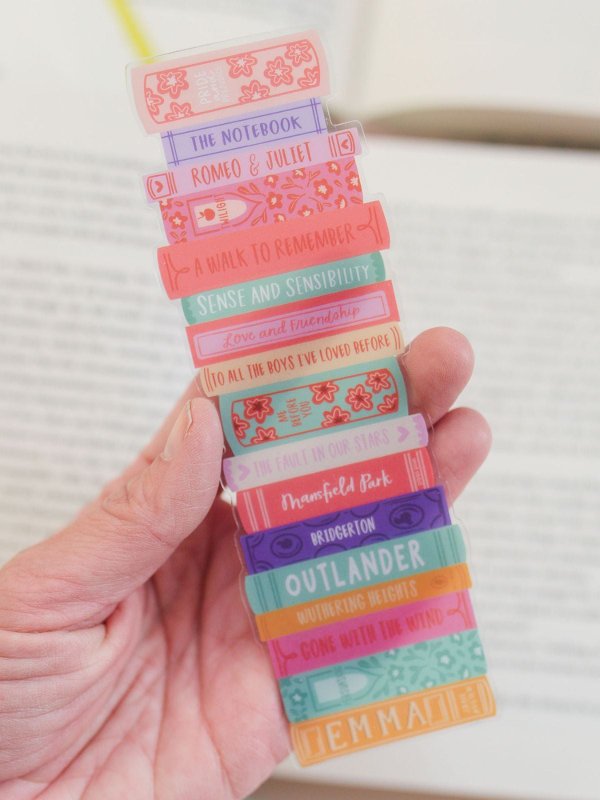 Romance Novels Transparent Bookmark, 2 of 4