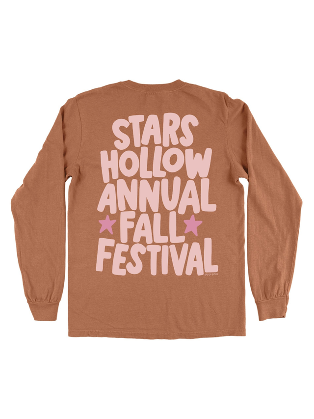 Stars Hollow Fall Festival Long-Sleeve Tee - Yam, 4 of 4