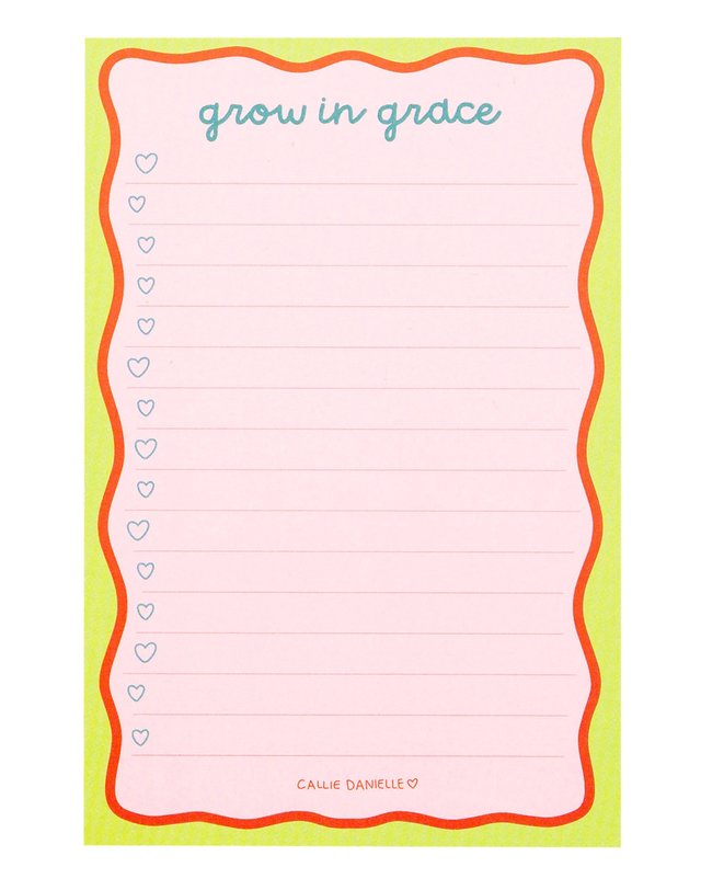 Grow In Grace 4×6 Notepad, 1 of 2