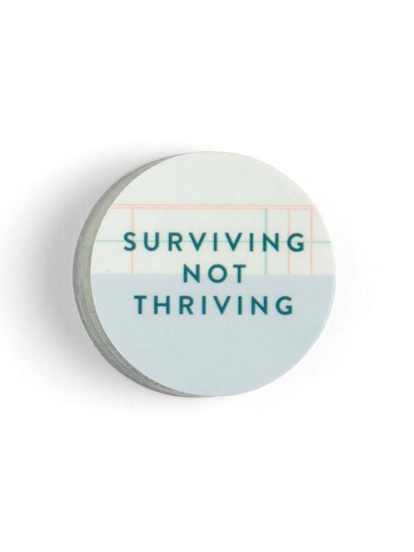 Surviving Not Thriving Decal Sticker, 1 of 1
