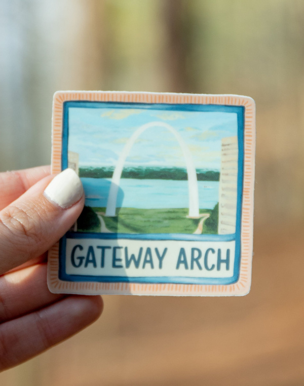 Gateway Arch Decal Sticker, 1 of 3