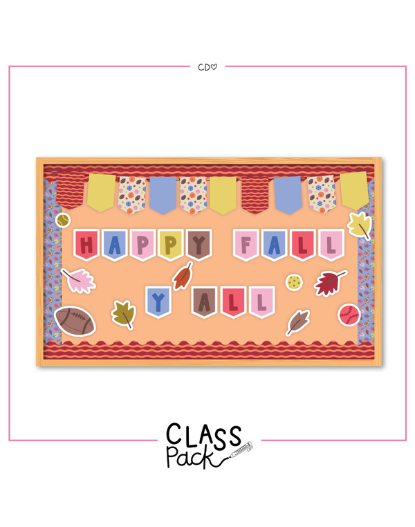 Happy Fall Y'all Digital Class Pack, 1 of 6