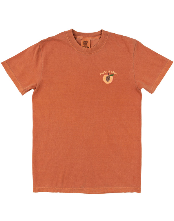 Peach Blossom Farmers Market Tee - Yam, 3 of 4