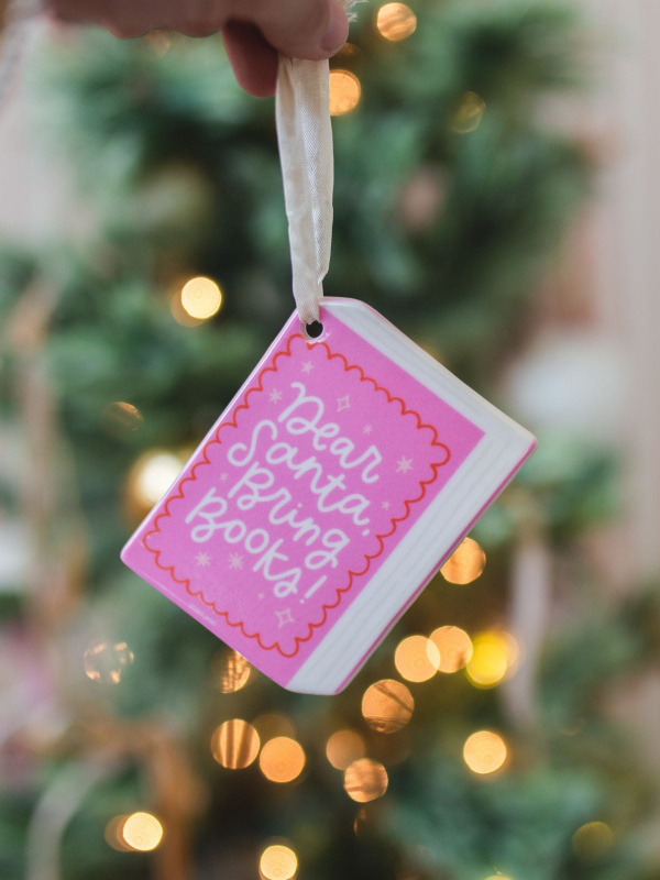 Dear Santa Bring Books Christmas Ornament, 2 of 5