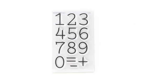 Numbers Are Awesome #19 4×6 Stamp Set, 1 of 2