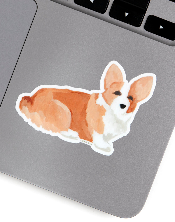 Corgi Decal Sticker, 2 of 2