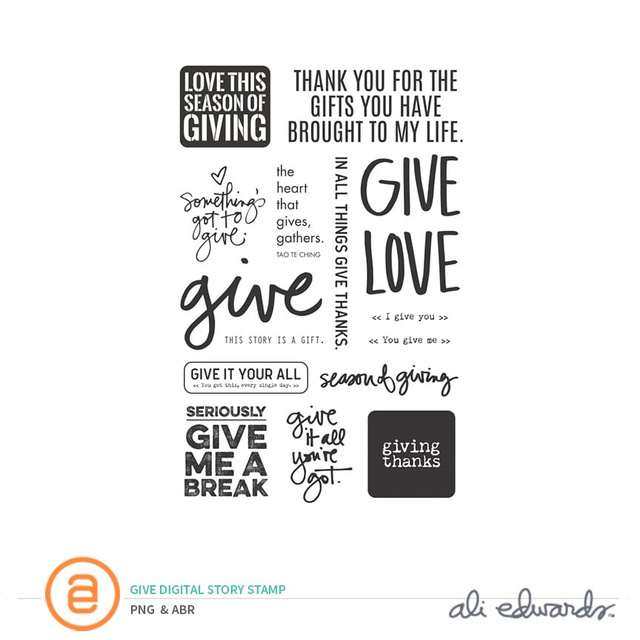 Give Digital Story Stamp­™, 1 of 1
