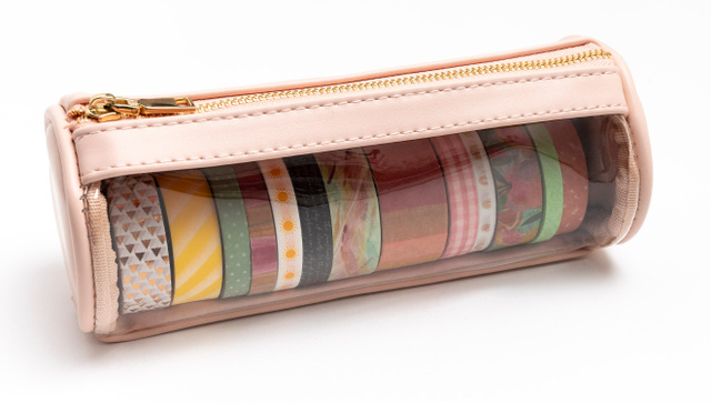 Washi Tape Pouch - Blush, 3 of 4
