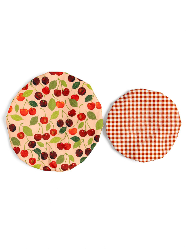 Cherry Grove Reusable Fabric Bowl Cover Set, 5 of 9