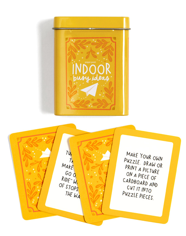 Indoor Busy Ideas Game - Deck of Cards + Storage Tin, 5 of 5