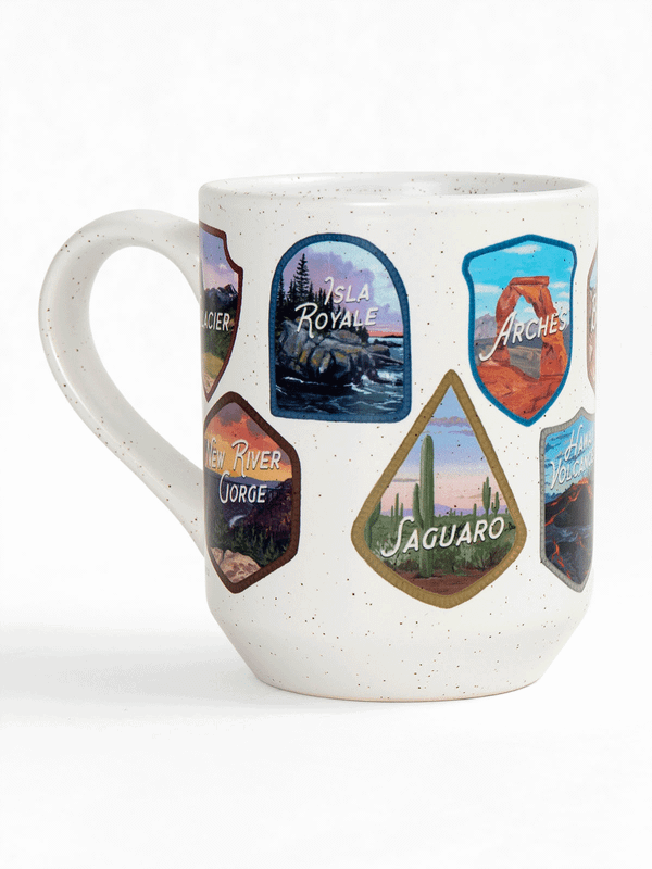 National Parks Badges Ceramic Mug, 3 of 3