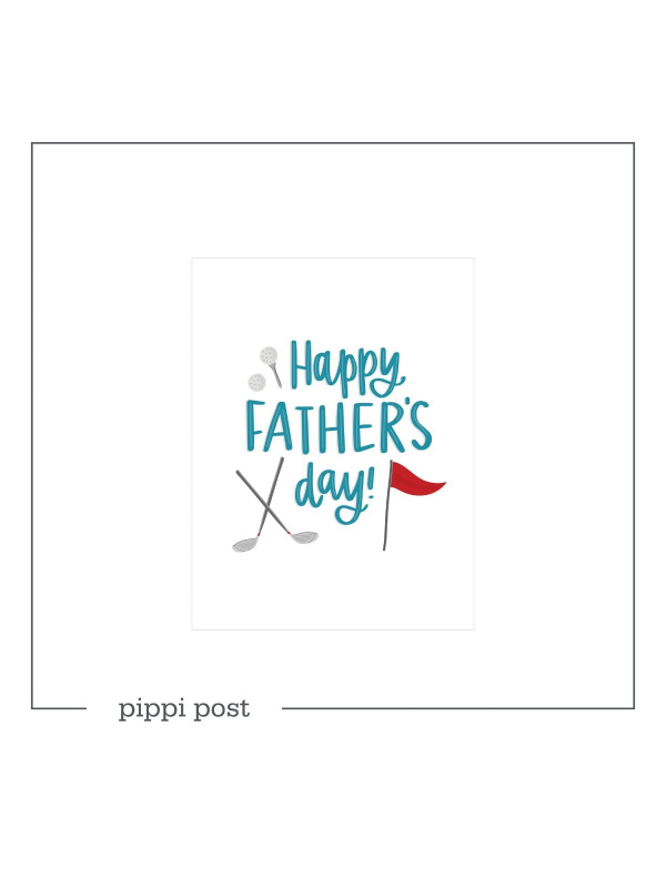 Father's Day Golf - Digital Greeting Card, 1 of 1