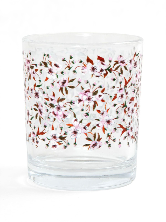 Chokecherry Floral Short Juice Glass, 2 of 4