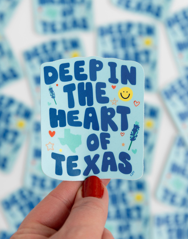 Deep in the Heart of Texas Decal Sticker, 1 of 3