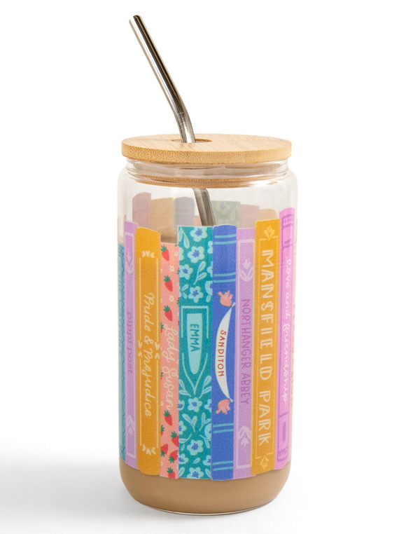 Jane Austen Books Glass Can, 4 of 5
