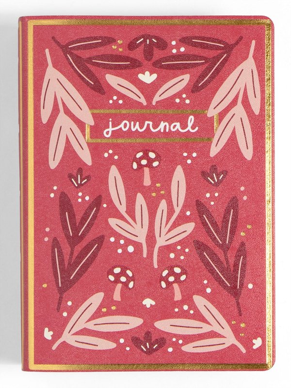 Red Mushrooms 5×7 Lined Softcover Book Journal, 5 of 6
