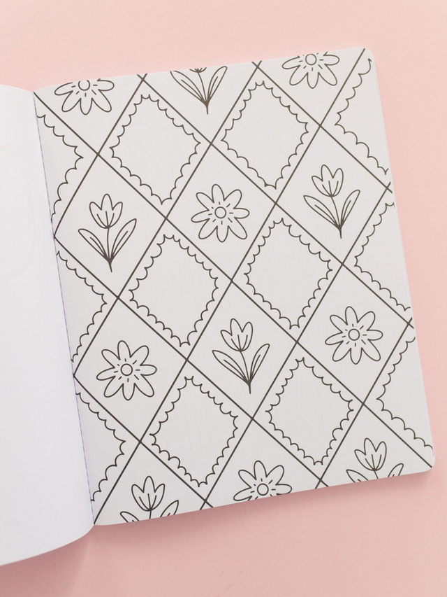 Bows & Blooms Coloring Book, 4 of 11