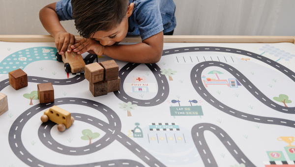 Table Top Race Track Play Mat, 5 of 7