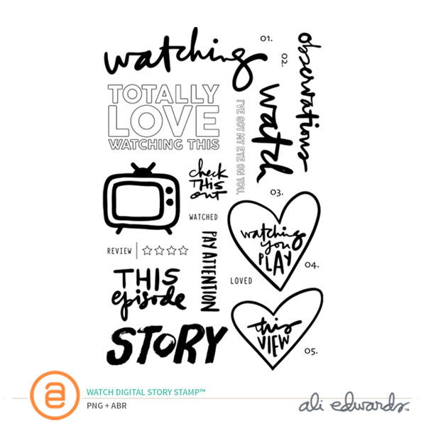 Watch Digital Story Stamp™, 1 of 1