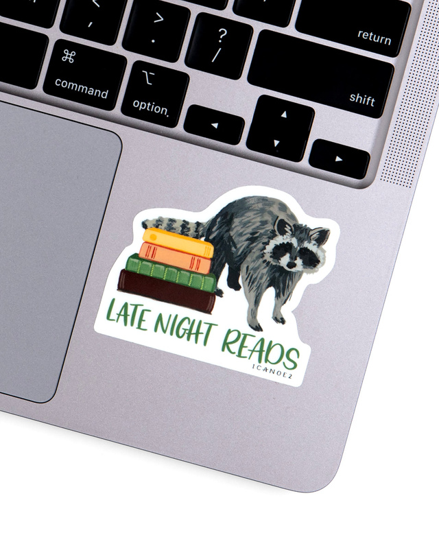 Late Night Reads Decal Sticker, 2 of 2