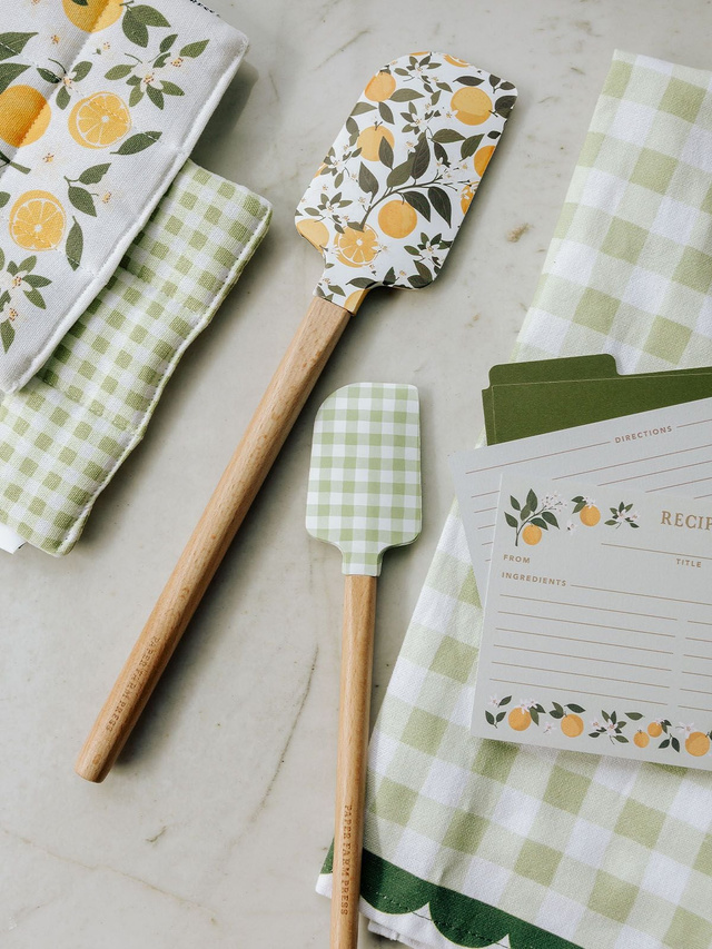 Orange Orchard Silicone Kitchen Spatulas - Set of 2, 2 of 9