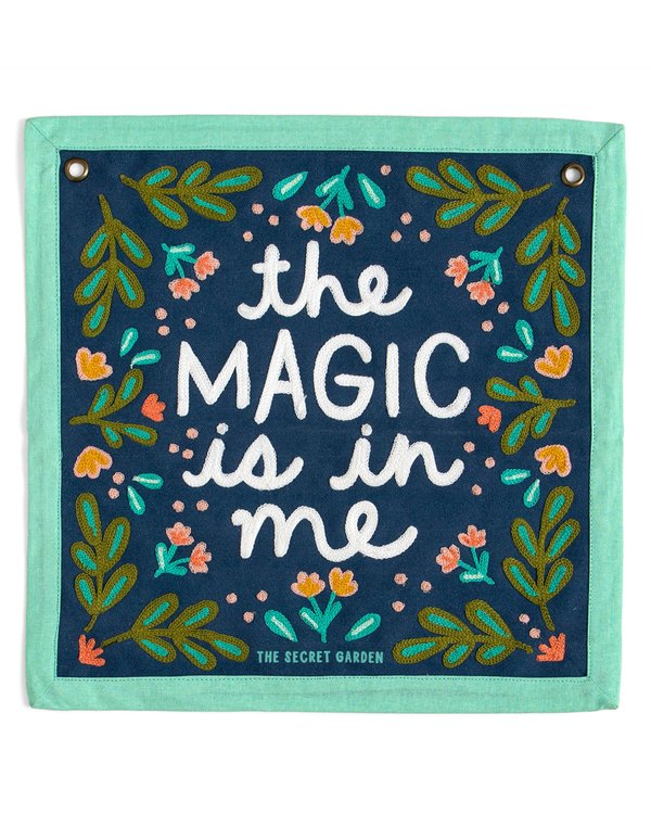 The Magic Is In Me Embroidered Canvas Banner, 5 of 7